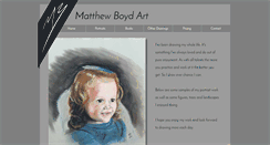 Desktop Screenshot of matthewboydart.com